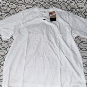White Nike tee